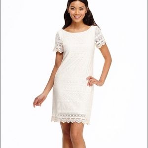 Ivory laced dress
